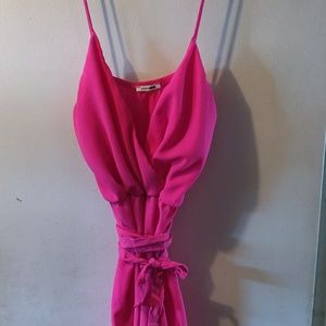 Highlight pink jumpsuit